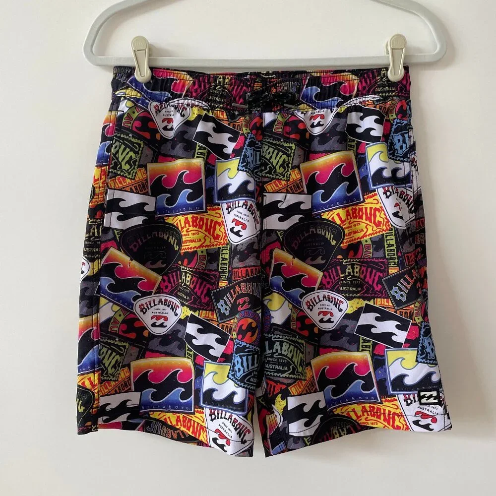 Billabong Boy's Recycler Sunday Layback Swim Trunks, Size Large, ABBBS00141